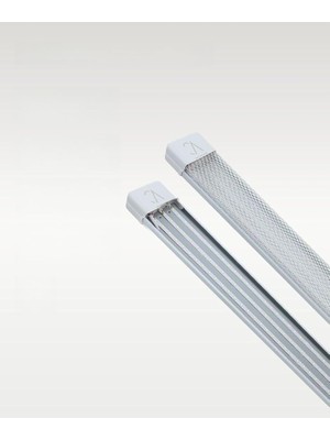 Beyaz Kristal LED Bant Armatür 3200K Sarı Işık