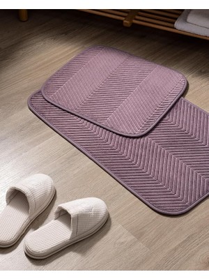 Coco Emele 2'li Banyo Paspası, Koyu Mürdüm