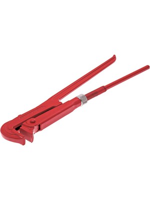 Maşalı Boru Anahtarı, Kırmızı, 4"