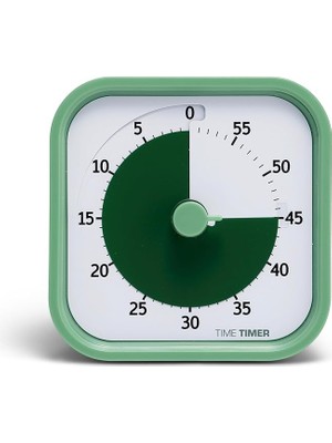 Tımer Home Mod - 60 Dakika Çocuk Görsel Zamanlayıcı Ev Sürümü - Ev Eğitim Malzemeleri Çalışma Aracı, Çocuk Masası, Ofis Masası ve Sessiz Çalışmalı Toplantılar Için Zamanlayıcı (Eğrelti Yeşili)