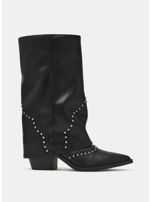 Steve Madden Topuklu Çizme, 36, Siyah