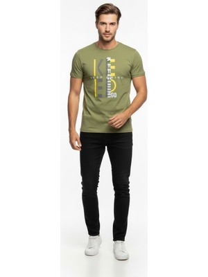 Maxi Modena Keep Going Urban Baskılı Erkek Tişört – Sportif Günlük Stil