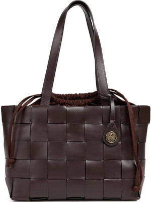 Vince Camuto Gulia Kahve Kadın Deri Omuz Çantası