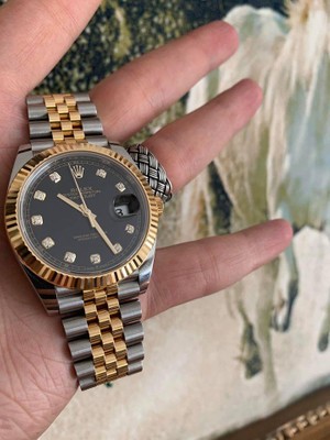 Hasyılmaz Rolex 126333 Datejust Altın Çelik Pırlantalı Kol Saati