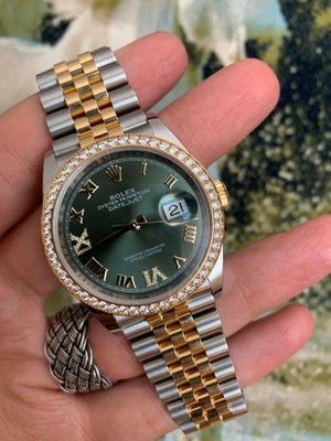 Hasyılmaz Rolex 126283RBR Datejust Çelik Altın Pırlantalı Kol Saati