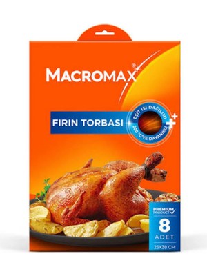 Macromax Fırın Torbası 8 Li