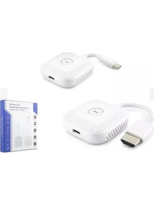 Hadron HDX1385 50MT Type-C Tx - HDMI Rx Extender Kablosuz 1080P (Tv-Tablet-Projektör)