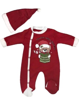 Kamikam Kız ve Erkek Bebek Noel Tulum Noel Baba Noel Anne Kostümü Noel Kıyafeti Yılbaşı Yeni Yıl Hediyesi