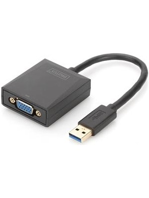 Digitus DA-70840 USB 3.0  -  VGA Grafik Adaptörügiriş: 1 x USB 3.0 Usb-A  1 x VGA (HD15)