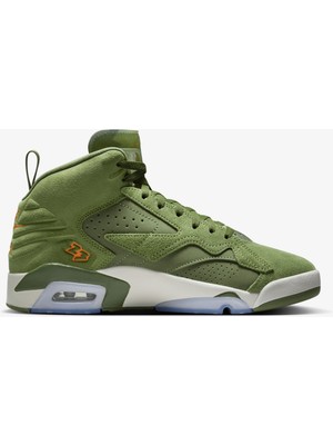 Nike Air Jordan Mvp Unisex Leather Basketball Shoes Green Hakiki Deri Unisex Basketbol Ayakkabısı Yeşil
