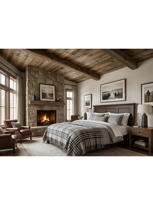 Genç Ev Home Gençev Home &selin&  Yün Scotch Battaniye Battal Boy * Scotch Yün Battaniye -  Yün - Wool