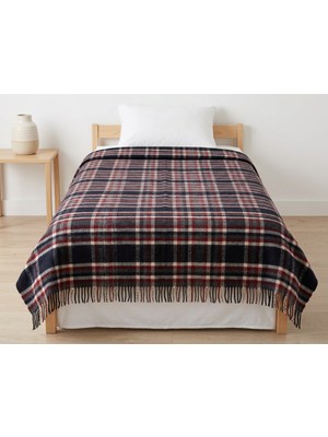 Genç Ev Home Gençev Home &selin& Yün Scotch Battaniye Tek Kişilik * Scotch Yün Battaniye -  Yün - Wool