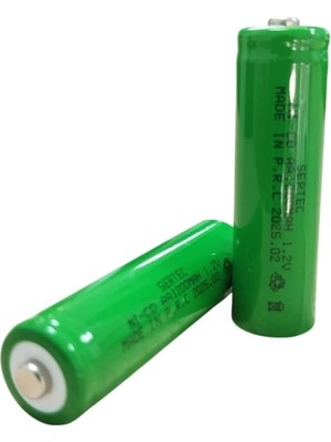 Epilons 1.2V 1200 Mah - Aa - Ni-Cd Şarjlı Pil - (Başlı)