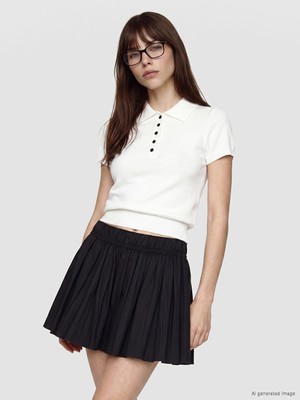 LC Waikiki Lcw Vision Ekru Polo Yaka Kadın Triko Kazak