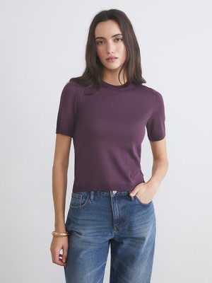 LC Waikiki Lcw Vision Bordo Bisiklet Yaka Kadın Triko Kazak