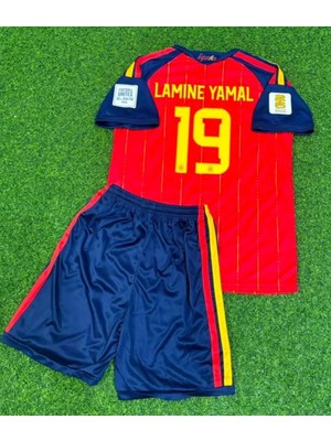 Ispanya Euro 2024 Lamine Yamal Yeni Sezon Iç Saha Çocuk Forması
