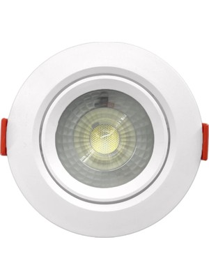 Cata CT-5204G 7W Akik Cob LED Armatür Beyaz Kasa 3200K Günışığı 450 Lümen IP20