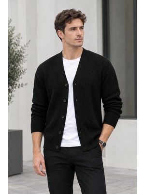 Youknitwear You Maximin %100 Pamuk Erkek Triko Hırka