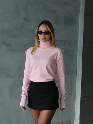 Benevento Clothing Şık Tasarım Balıkçı Yaka Bluz