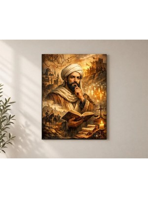 Çetin Kardeşler Bilge Kitap Hediyelik Duvar Dekoru Ahşap Mdf Baskı Tablo Mdf Tablo