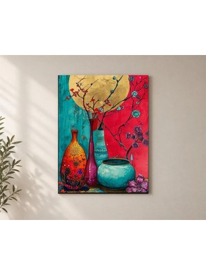 Çetin Kardeşler Çiçek Vazaları ve Duvar Dekoru Ahşap Mdf Baskı Tablo Mdf Tablo