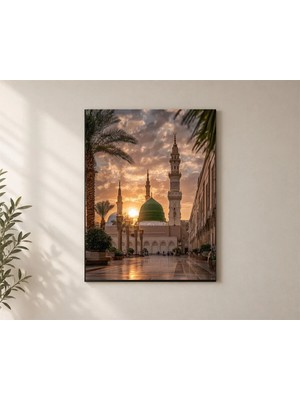 Çetin Kardeşler Cami Minareleri Hediyelik Duvar Dekoru Ahşap Mdf Baskı Tablo Mdf Tablo