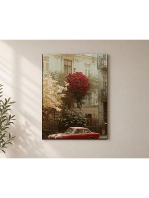 Çetin Kardeşler Klasik Otomobil Duvar Dekoru Ahşap Mdf Baskı Tablo Mdf Tablo