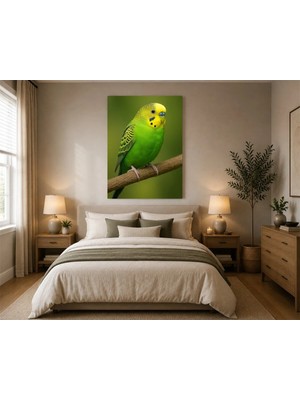 Çetin Kardeşler Muhabbet Kuşu Duvar Dekoru Ahşap Mdf Baskı Tablo Mdf Tablo