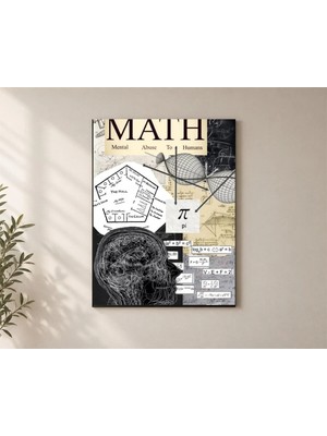 Çetin Kardeşler Matematik Zihinsel Istismar Duvar Dekoru Ahşap Mdf Baskı Tablo Mdf Tablo