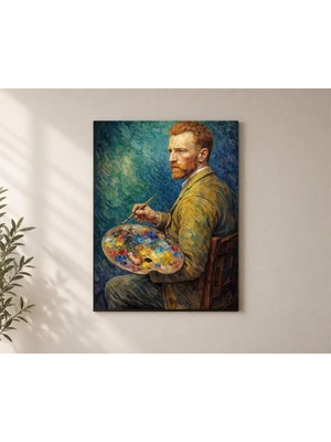Çetin Kardeşler Vincent Van Gogh Duvar Dekoru Ahşap Mdf Baskı Tablo Mdf Tablo