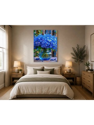 Çetin Kardeşler Çiçek ve Saksı Salon Ahşap Mdf Baskı Tablo Mdf Tablo