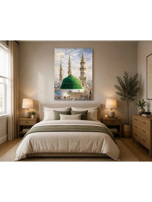 Çetin Kardeşler Cami Islami Hediyelik Duvar Dekoru Ahşap Mdf Baskı Tablo Mdf Tablo
