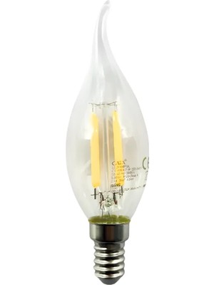 Cata CT-4064 7W Buji Rustik Kıvrık LED Ampul E14 Duy 3000K Günışığı 630 Lümen