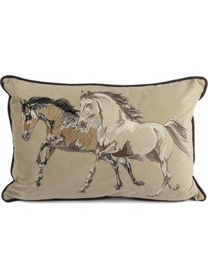 Mikasa Moor Pegasus 40X60 At Nakışlı Yastık