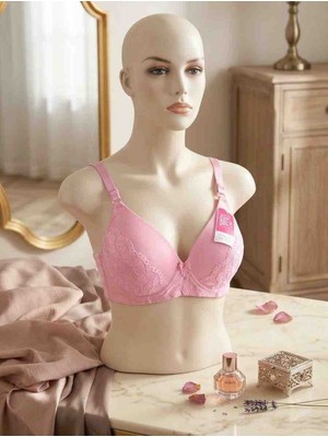 Toparlayıcı Balensiz Pembe Sütyen
