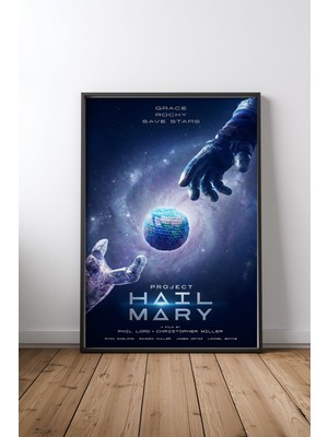 Project Hail Mary Film Posteri Tasarım 11 Çerçeveli Tablo Poster Film Odası Duvar Dekoru