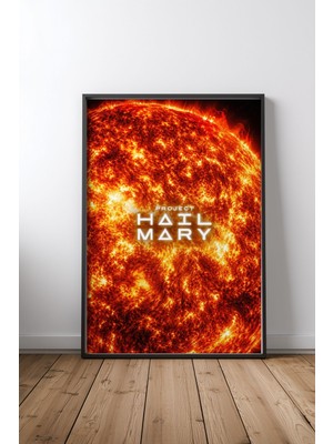 Project Hail Mary Sinema Tasarım 10 Çerçeveli Tablo Poster Film Odası Duvar Dekoru