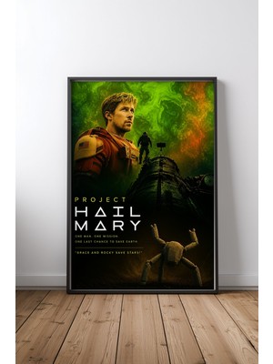 Project Hail Mary Film Posteri Tasarım 28 Çerçeveli Tablo Poster Film Odası Duvar Dekoru