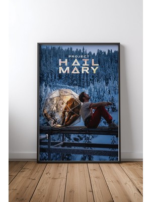 Project Hail Mary Film Posteri Tasarım 23 Çerçeveli Tablo Poster Film Odası Duvar Dekoru