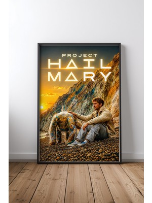 Project Hail Mary Poster Tasarım 16 Çerçeveli Tablo Poster Film Odası Duvar Dekoru