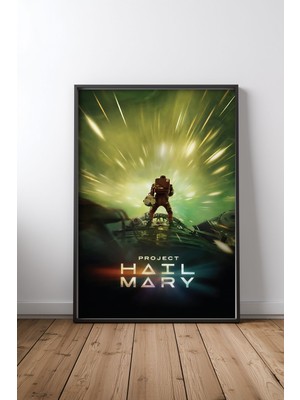 Project Hail Mary Poster Tasarım 8 Çerçeveli Tablo Poster Film Odası Duvar Dekoru