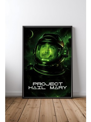 Project Hail Mary Film Posteri Tasarım 5 Çerçeveli Tablo Poster Film Odası Duvar Dekoru