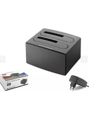 Hadron HDX1791 All In One HDD Docking USB 3.0 Sata 2.5 & 3.5 HDD SSD Destekli 12V Adaptör Siya
