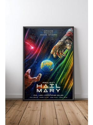 Project Hail Mary Film Posteri Tasarım 27 Çerçeveli Tablo Poster Film Odası Duvar Dekoru