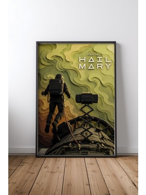 Project Hail Mary Poster Tasarım 17 Çerçeveli Tablo Poster Film Odası Duvar Dekoru
