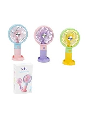 Csl Xf Şarjlı Mini Fan Sarı