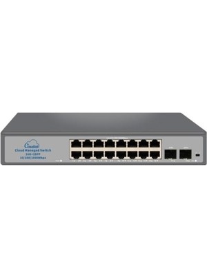 Nova NVC-HIS2116G2S 16 Port Full Giga Cloud Non Poe Ethernet Switch