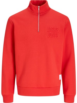 Jack & Jones Jornewove Erkek Dik Yaka Sweatshirt Günlük Rahat Şık