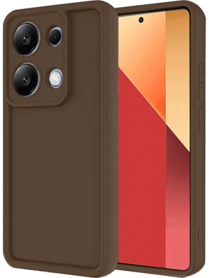 Xiaomi Redmi Note 13 Pro 4g Kılıf Viera Silikon - Kahverengi