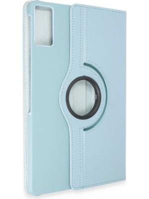 Huawei Honor Pad 10 12.1 Kılıf 360 Tablet Deri Kılıf - Turkuaz
